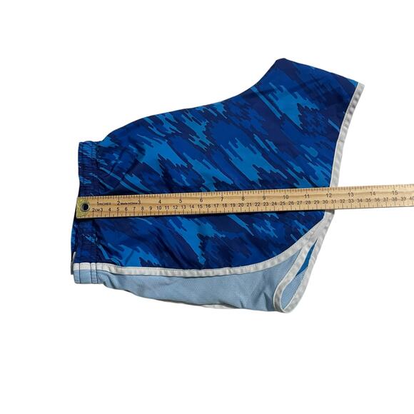 Nike Athletic Shorts Youth Girls XL Blue Tempo All Over Print Running Gym 805574 - Picture 12 of 12